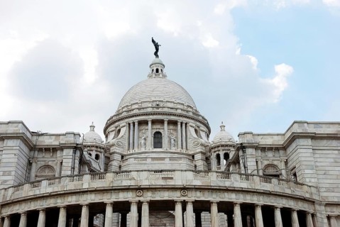 Victoria memorial built between 1906 and 1921, Calcutta, West Bengal, India, Asia