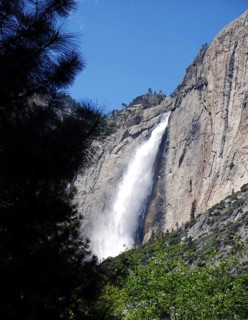 Waterfall, World Heritage Site 1984, Yosemite National park, California, USA United States of