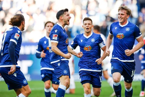 Germany: Soccer 2nd Bundesliga, Matchday 19 - Karlsruher SC vs. Fortuna Düsseldorf - BBBank