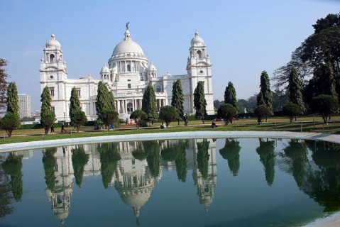 Victoria memorial built between 1906 and 1921, Calcutta, West Bengal, India, Asia