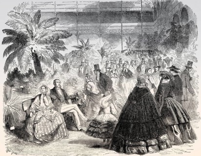 Horticultural exhibition, Palais de l'Industrie, Paris, France, 1857, Europe