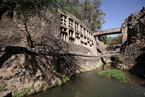 Rock garden initiated by Nek Chand around 1957at Chandigarh Union Territory, India, Asia