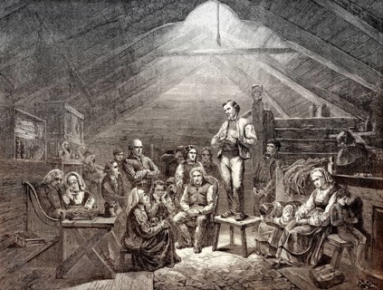 Meeting with Hans Nielsen Hauge, 1771 – 1824, Norwegian Haugean movement or Haugeanism