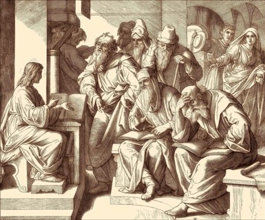 Twelve years old Jesus at the Temple, by Julius Schnorr von Carolsfeld