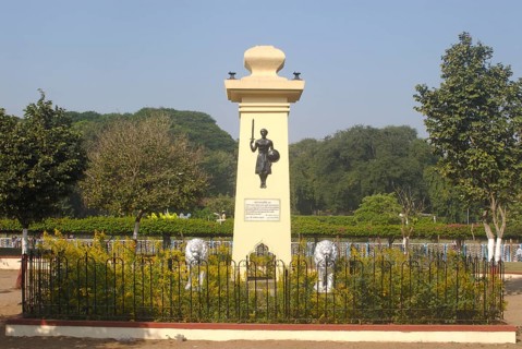Memorial of armed freedom fighters from year 1857-1947 at Saras Baug, Pune, Maharashtra, India,