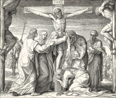 The Crucifixion of Jesus, by Julius Schnorr von Carolsfeld, 1860