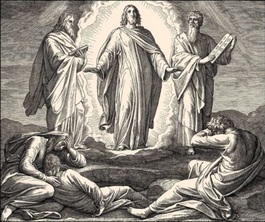 The Transfiguration of Jesus, New Testament, by Julius Schnorr von Carolsfeld, 1860