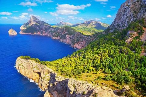 Formentor cape, Mallorca, Balearic Islands, Spain, Europe