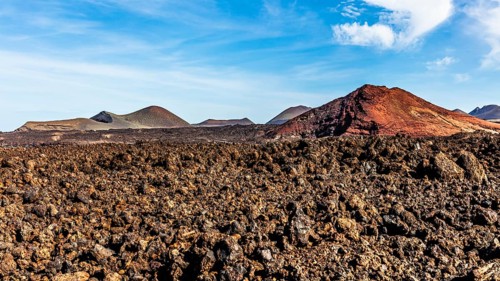 2016, Timanfaya National Park, Lanzarote, Fire Mountains of Timanfaya National Park, Montanas del
