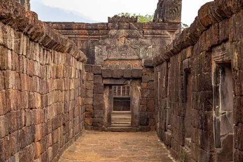 Wat Phu mountain temple, Champasak province, Laos, Asia
