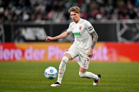 Kristijan Jakic FC Augsburg FCA (17) WWK Arena, Augsburg, Bavaria, Germany, Europe