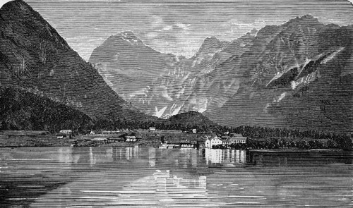 Village Petisau, municipality Eben, at the Achensee at the nature reserve Karwendel, alpine