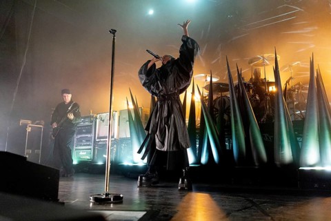 Deborah Anne Dyer aka Skin, singer of Skunk Anansie, live at the Columbiahalle in Berlin on