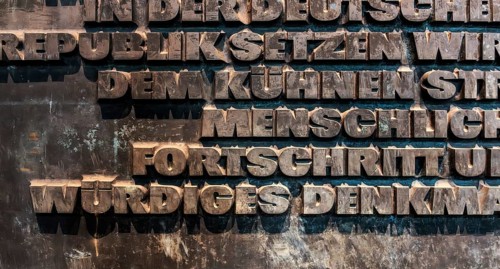 Steles of the Ernst Thälmann Memorial, Proviantmagazin Zitadelle Spandau, Exhibition Unveiled,