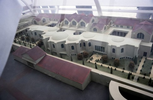 Scale replica of the Antonine Baths of Antoninus Pius, in Carthage, Tunis, Tunisia, 1998, Africa