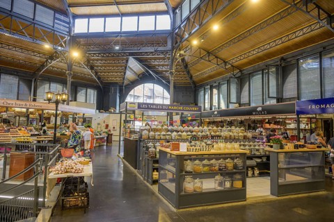 Market hall, Albi, Département Tarn, France, Europe