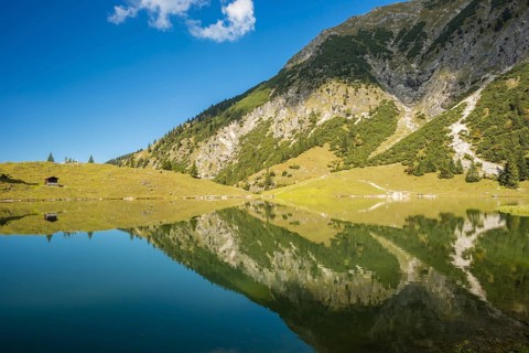 Unterer Gaisalpsee, Allgäu Alps, Allgaeu, Bavaria, Germany, Europe