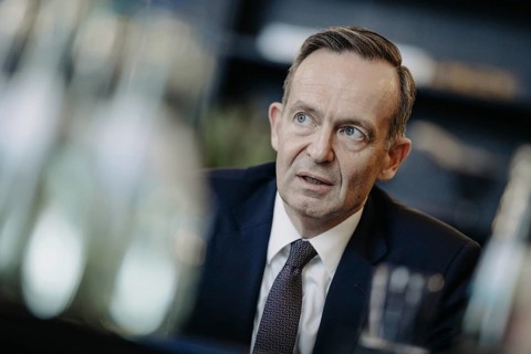 Volker Wissing (FDP), Federal Minister of Transport and Digital Affairs, recorded during an