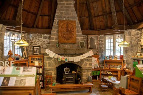 Yosemite National Park, California - The Yosemite Conservation Heritage Center, built by the Sierra