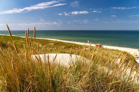 The west beach near Wenningstedt, Sylt island, North Friesland district, Schleswig-Holstein,