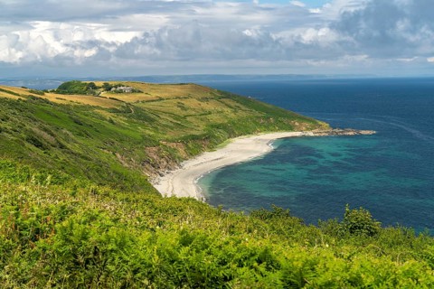 Vault Beach near Gorran Haven, Saint Austell, Cornwall, England, Great Britain