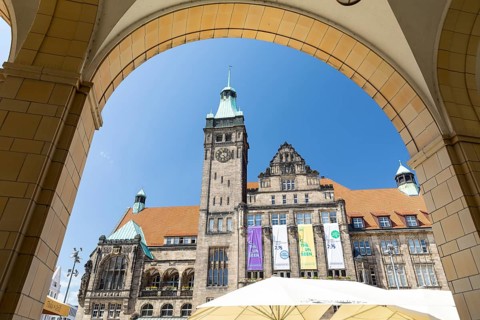 New Town Hall, Chemnitz, Saxony, Germany, Europe