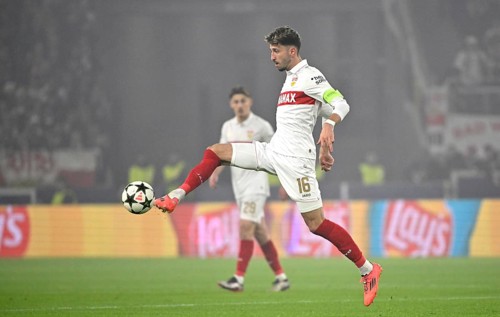 Atakan Karazor VfB Stuttgart (16) Action on the ball Champions League, MHPArena, MHP Arena