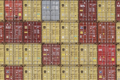 Photo of the container terminal in Bremerhaven, 08/05/2023, Bremerhaven