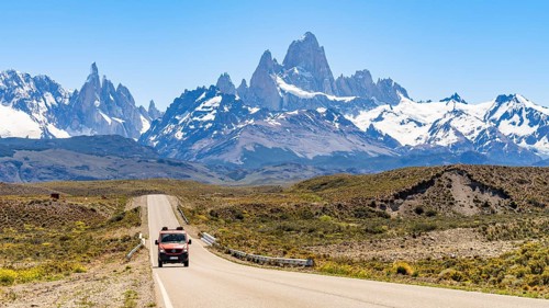4x4 Campervan, Fitz Roy, El Chalten, Santa Cruz, Argentina, South America