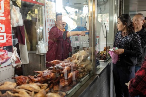 Fu Qiang Braised Food Store by Lin Qing and Li Hong Cheng, the shop has a long tradition, Nanjing,