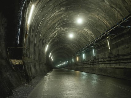 Tunnel section in construction lot H41, Brenner Base Tunnel, Zenzendorf, Tyrol, Austria, Europe