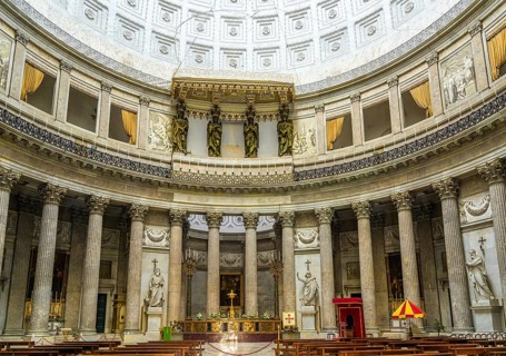 Basilica Reale Pontificia San Francesco da Paola, Naples, Campania, Italy, Europe
