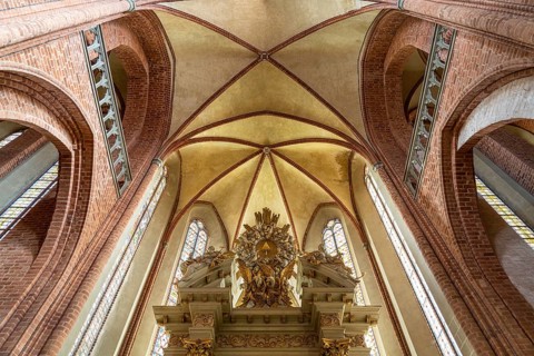 Church lid of the Havelberg Cathedral of St Mary, Havelberg, Saxony-Anhalt, Germany, Europe
