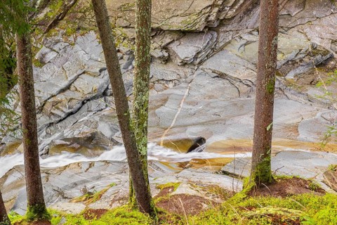 Goessl waterfalls, second fall, Malta valley, Carinthia, Austria, Europe