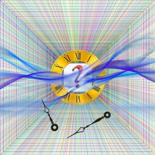 Symbolic image, time, clock, search for lost time, course of the year, mysticism, experience time,