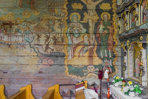 Since 7 July 2008, the wooden Greek-Catholic church of St. Nicholas in Bodružal, Slovakia, is a