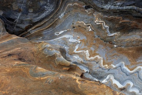 Rocks, rock structures, Verzasca River, near Lavertezzo, Verzasca Valley, Valle Verzasca, Canton