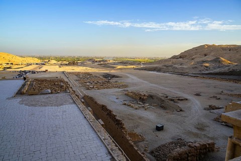 Mortuary Temple of Hatshepsut, Hatshepsut Temple, Luxor, Egypt, Africa