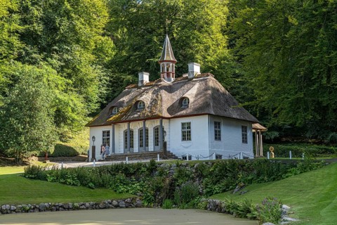 Liselund Castle Country House, Mön Island, Denmark, Europe