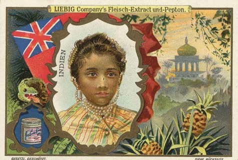 Series Children from Foreign Lands, India, Liebig picture, digitally restored reproduction of a
