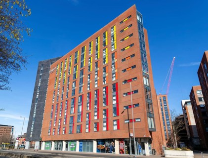 The Cargo Building, modern architecture new apartment block building, Wapping, city centre,