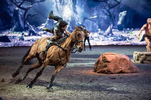 Cavalluna, horse show in the Uber Arena, Berlin, 11.01.2025
