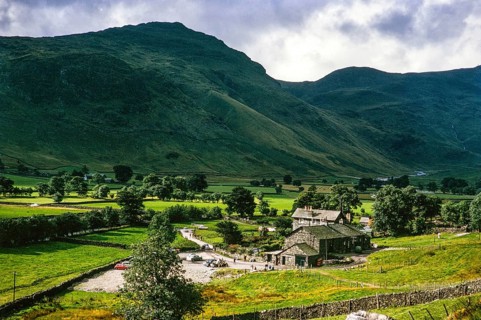 Dungeon Ghyll, Langdale Valley, Lake District, England, 1963