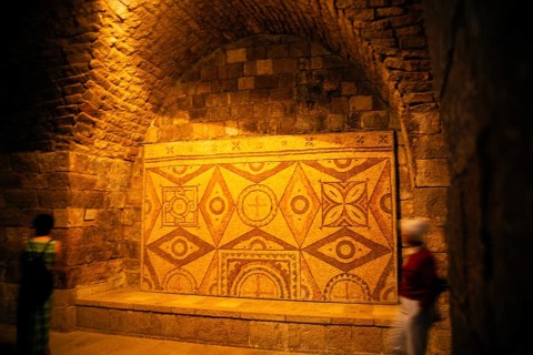 Interior of Beit Eddine, Beit ed Dine, Beiteddine Palace of Emir Bashir, Chouf, Lebanon 1998