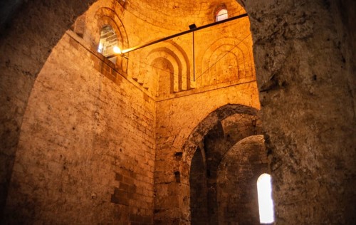 Arabic Norman architecture hermitage church of San Giovanni, San Giovanni degli Eremiti, Palermo,