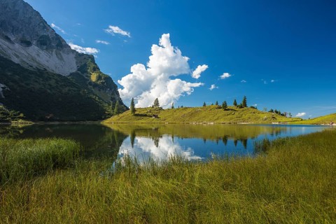 Unterer Gaisalpsee, Allgäu Alps, Allgaeu, Bavaria, Germany, Europe