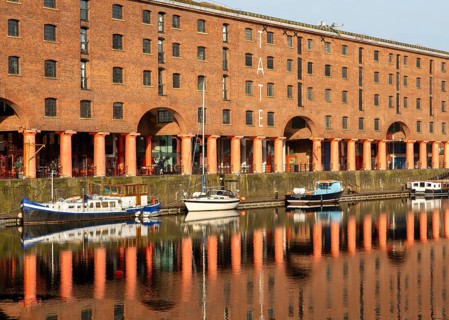 Tate Liverpool art gallery, Royal Albert Dock, Pier Head, Liverpool, England, UK