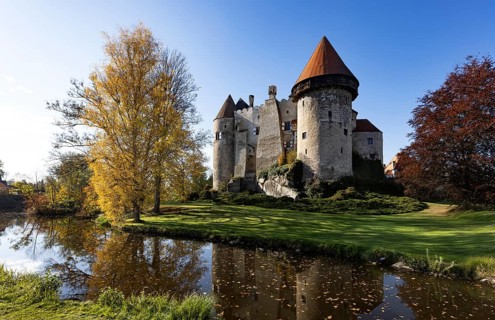 Heidenreichstein Castle, Heidenreichstein, autumn, Waldviertel, Lower Austria, Austria, Europe