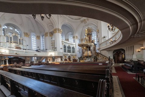 St Michael's Church, Hamburger Michel, Hamburg, Germany, Europe