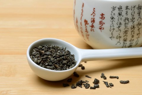 Green tea 'Gunpowder' from China, Gunpowder tea, China, Asia